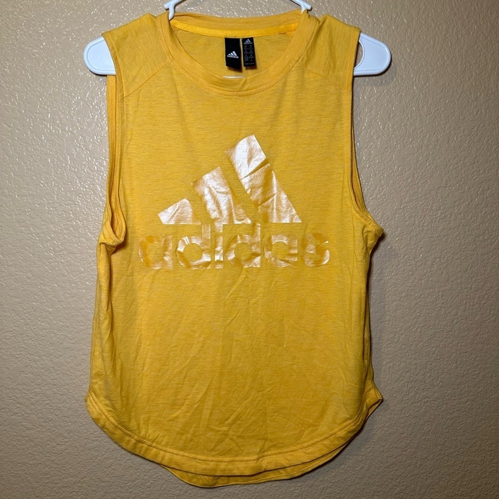 Adidas Vibrant Yellow Tee
